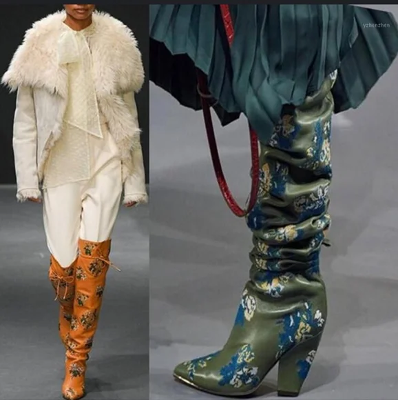 Tory Burch Over The Knee Boots - Picture 6 of 16